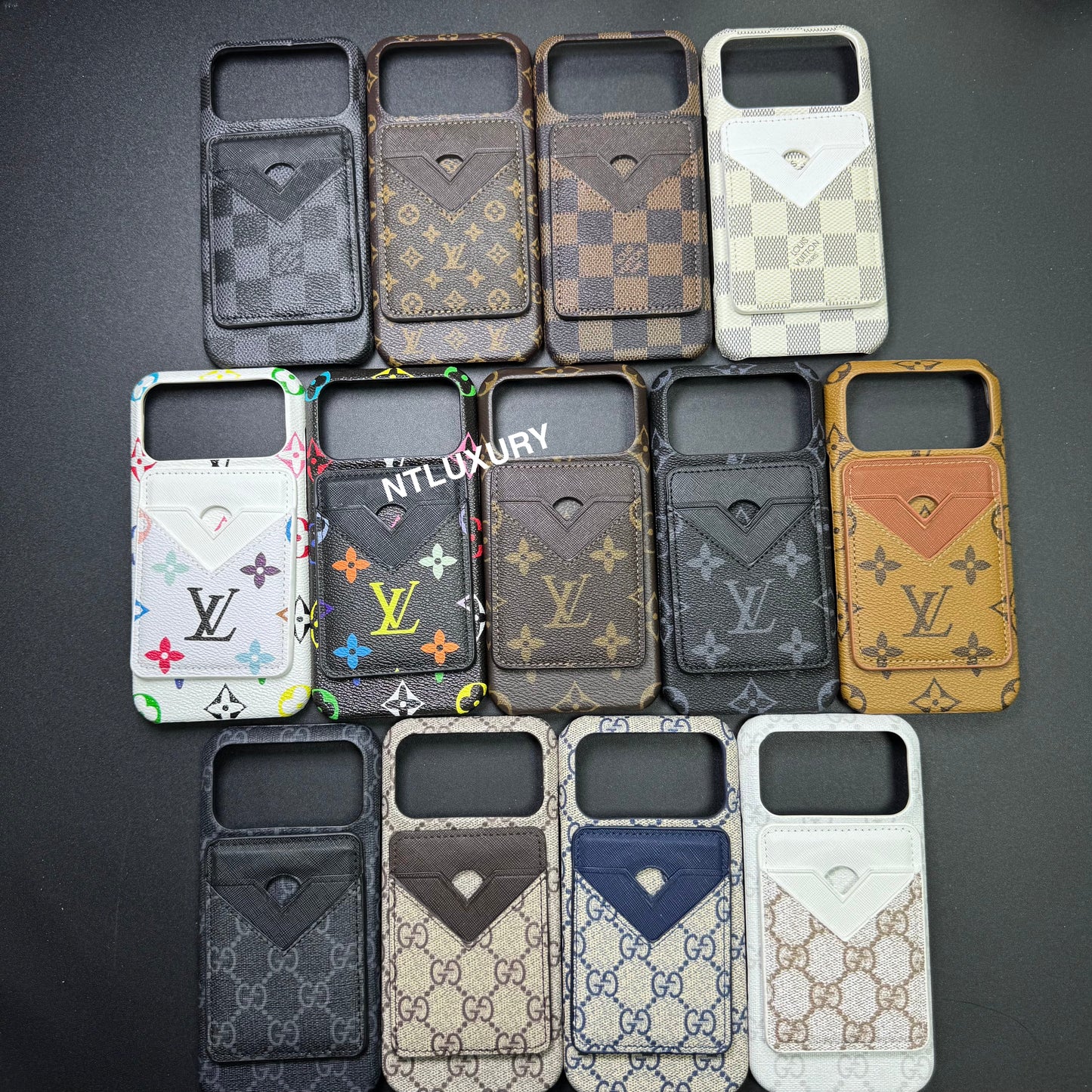 Traditional Love Magsafe Phone Case with Pocket Purse