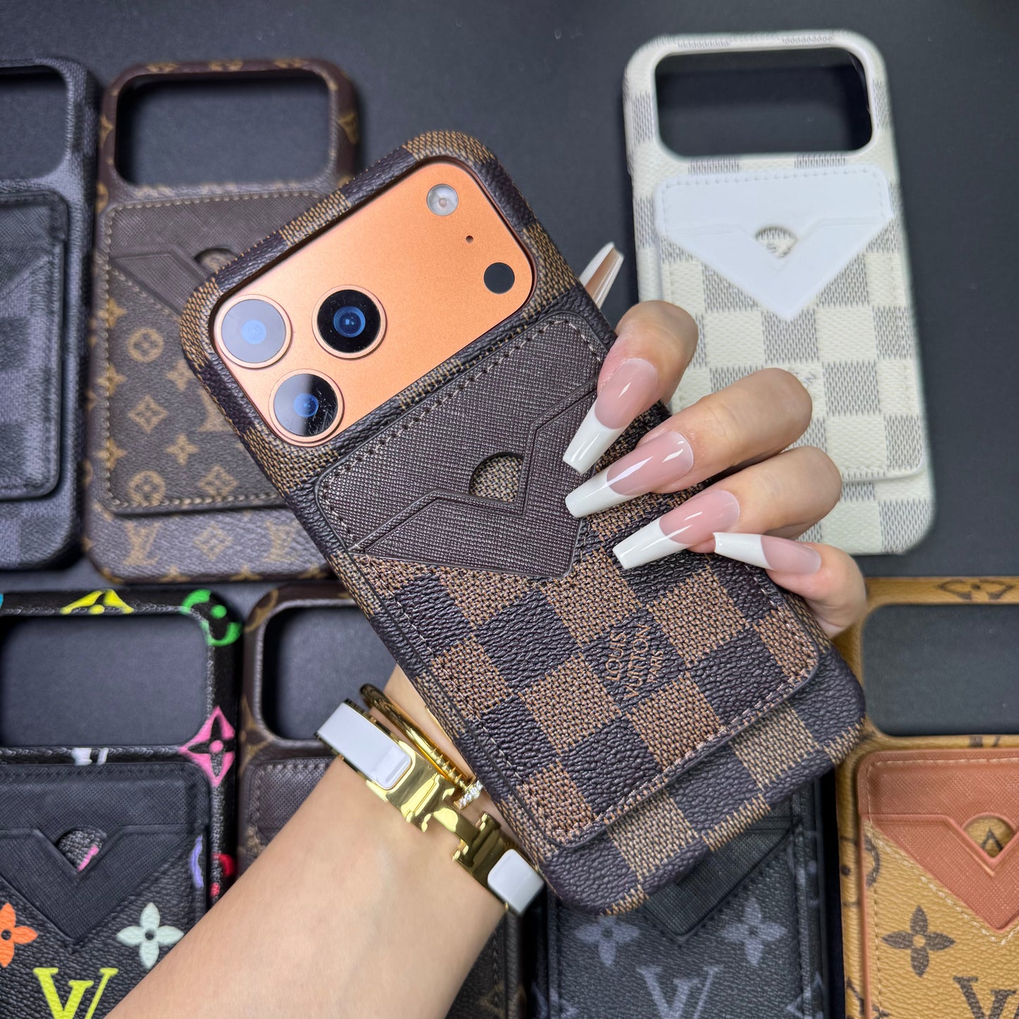Traditional Love Magsafe Phone Case with Pocket Purse