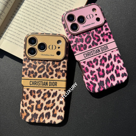 Leopard-Design Love Handyhülle