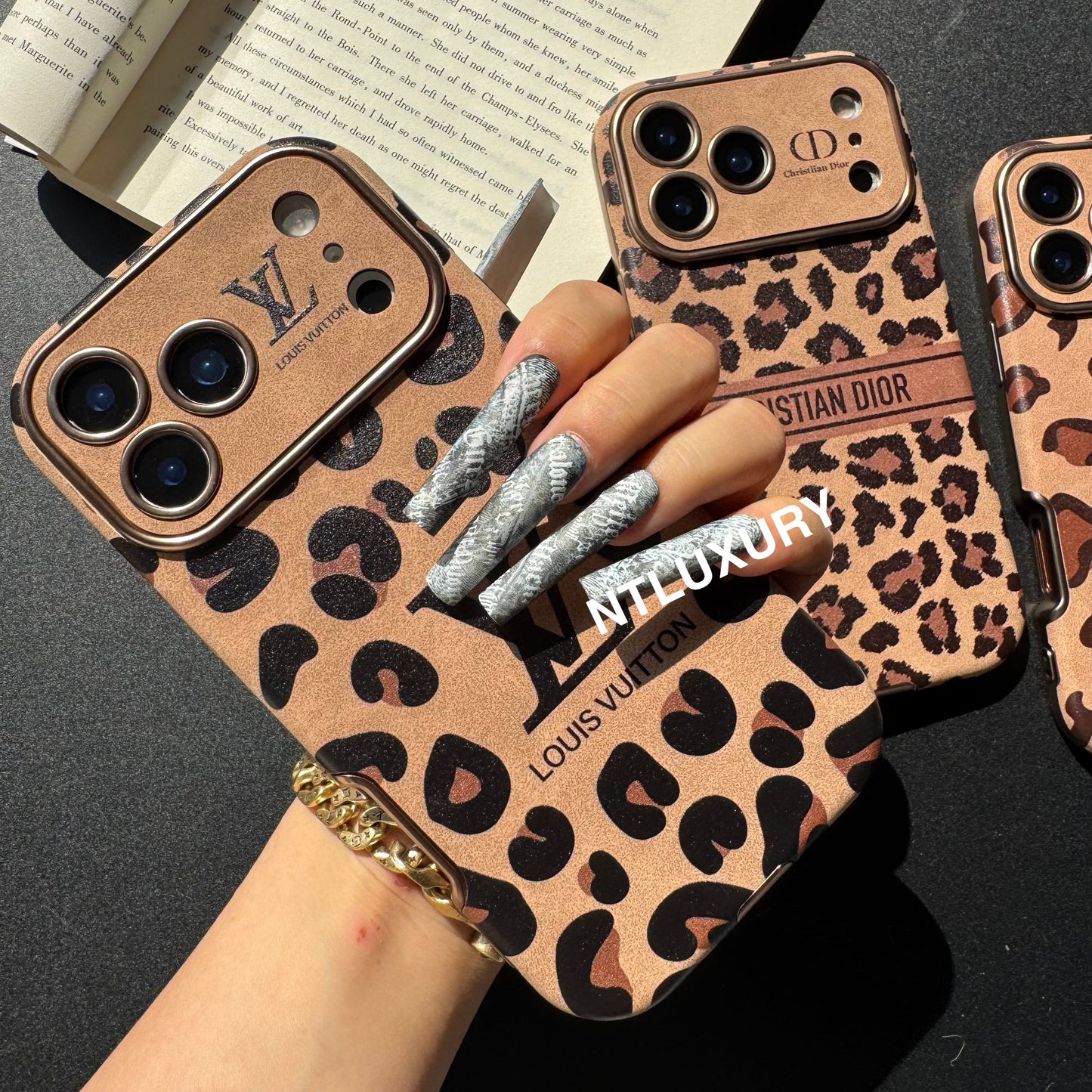 Kaffee Leopard Design Love Handyhülle