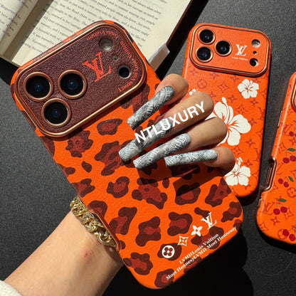 Coque de téléphone Orange Amour Design Unique