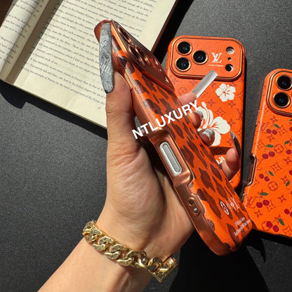 Coque de téléphone Orange Amour Design Unique