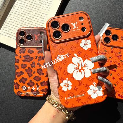 Coque de téléphone Orange Amour Design Unique