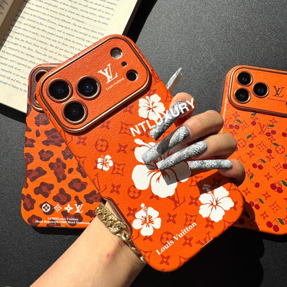 Coque de téléphone Orange Amour Design Unique