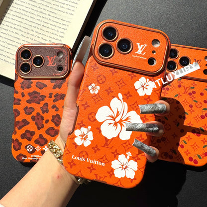 Coque de téléphone Orange Amour Design Unique