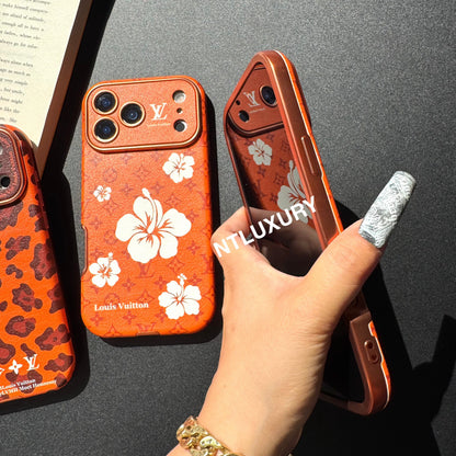 Coque de téléphone Orange Amour Design Unique