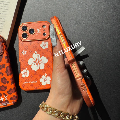 Coque de téléphone Orange Amour Design Unique