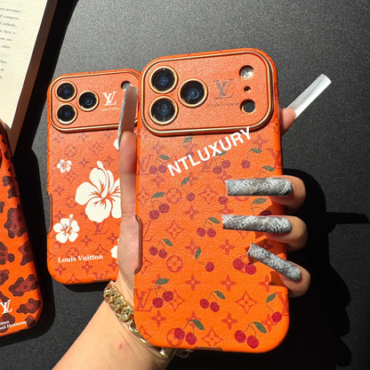 Coque de téléphone Orange Amour Design Unique