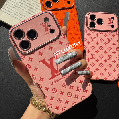 Coque de téléphone Amour Paillettes Oranges
