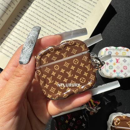 Étui AirPods au design fantaisie avec pendentif