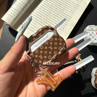 Étui AirPods au design fantaisie avec pendentif