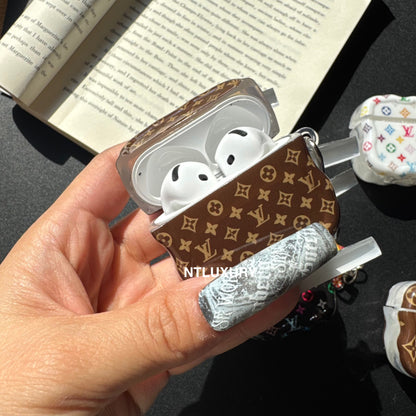 Étui AirPods au design fantaisie avec pendentif