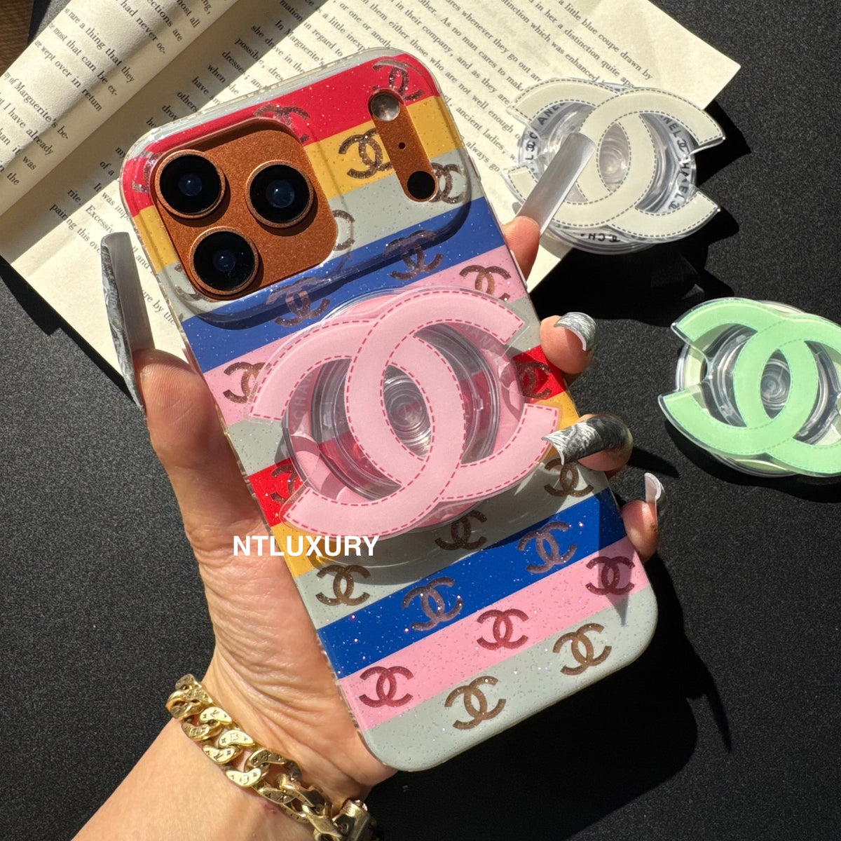 Coque de téléphone Colorful C Girl avec support MagSafe