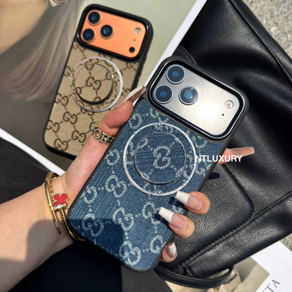 Denim Good Girl Magsafe Phone Case With Magsafe Holder