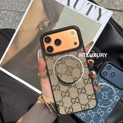 Denim Good Girl Magsafe Phone Case With Magsafe Holder