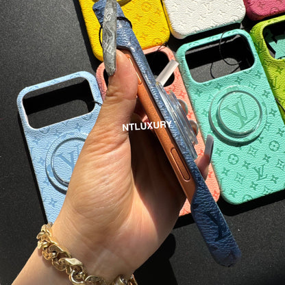 Coque de téléphone fantaisie au design coloré avec support MagSafe