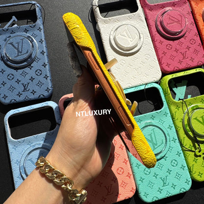 Coque de téléphone fantaisie au design coloré avec support MagSafe