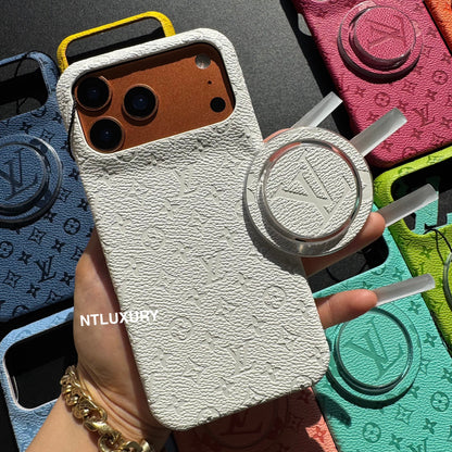 Coque de téléphone fantaisie au design coloré avec support MagSafe