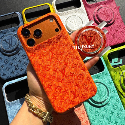 Coque de téléphone fantaisie au design coloré avec support MagSafe