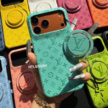 Coque de téléphone fantaisie au design coloré avec support MagSafe