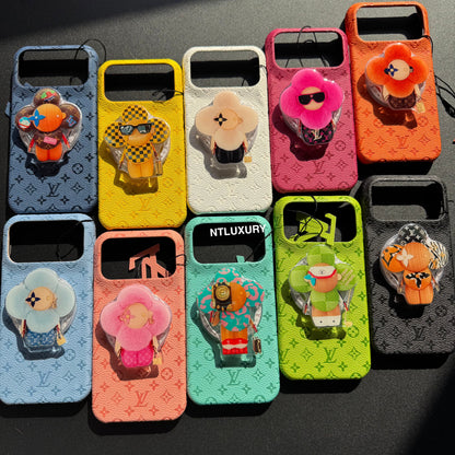Coque de téléphone au design coloré avec support Magsafe élégant