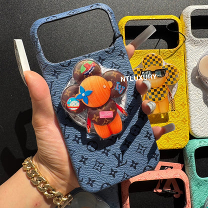 Coque de téléphone au design coloré avec support Magsafe élégant