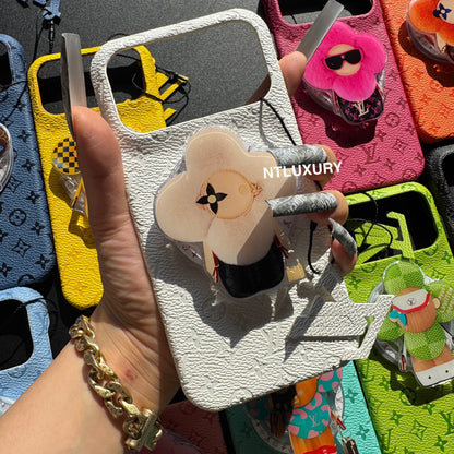Coque de téléphone au design coloré avec support Magsafe élégant