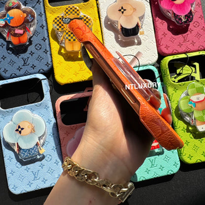 Coque de téléphone au design coloré avec support Magsafe élégant
