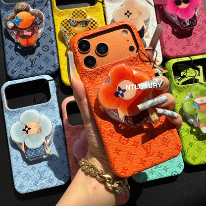 Coque de téléphone au design coloré avec support Magsafe élégant