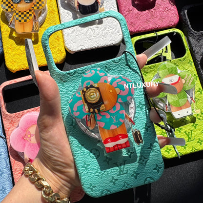 Coque de téléphone au design coloré avec support Magsafe élégant