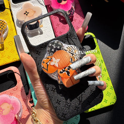 Coque de téléphone au design coloré avec support Magsafe élégant