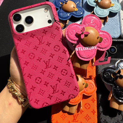 Coque de téléphone au design coloré avec support Magsafe pour poupée