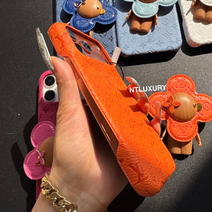 Coque de téléphone au design coloré avec support Magsafe pour poupée