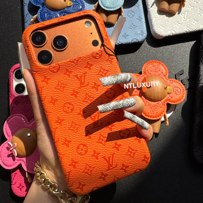 Coque de téléphone au design coloré avec support Magsafe pour poupée