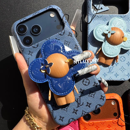 Coque de téléphone au design coloré avec support Magsafe pour poupée