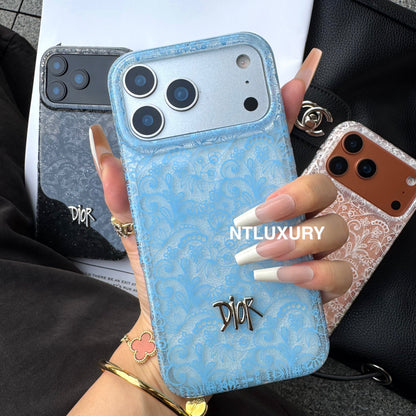 Colorful Transparent Lace Dove Phone Case