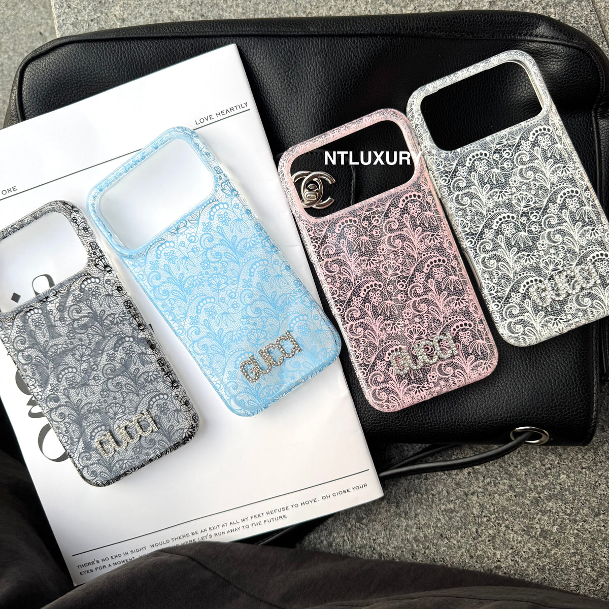 Colorful Transparent Lace Good Phone Case