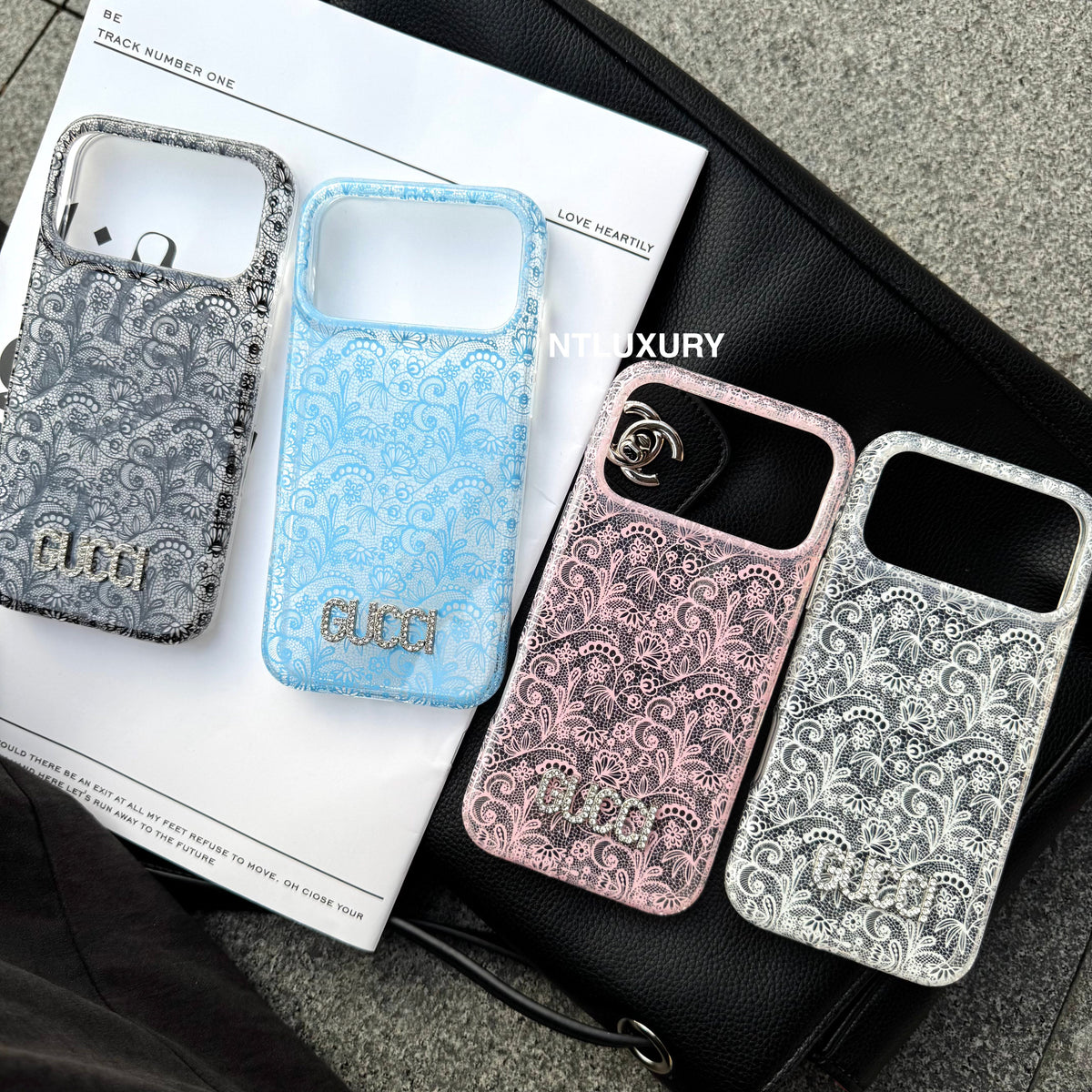 Colorful Transparent Lace Good Phone Case