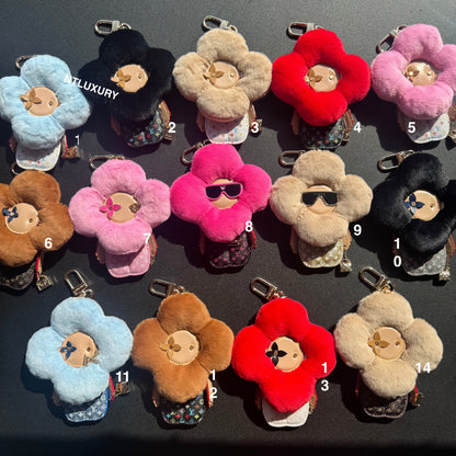Porte-clés pendentif Vivian Love Doll Furry