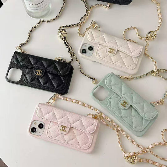 Süße Schafmädchen Design Handyhülle mit Kette