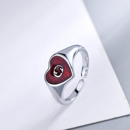 Herzförmiger offener Ring