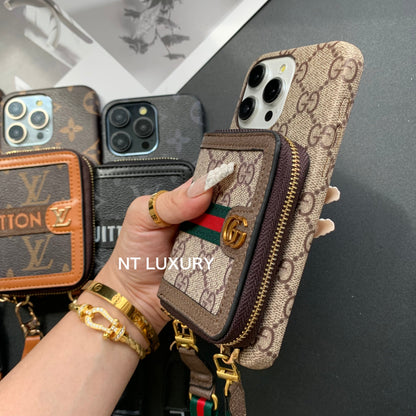 Einzigartige Handtaschen-Handyhülle mit Streifen (3er-Set)