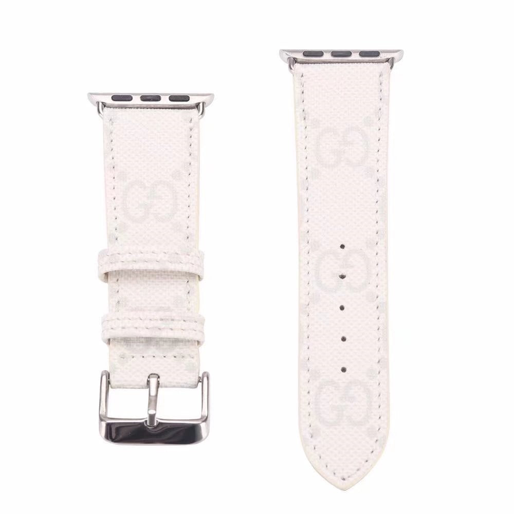 Bracelet de montre fantaisie GG fleuri pour iWatch