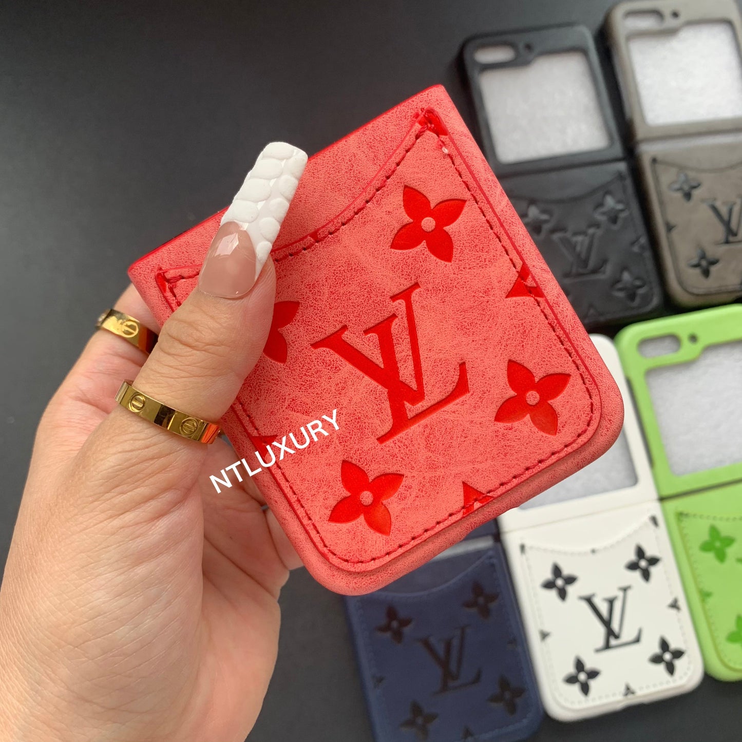 Press Love Samsung Case For Z-Flip Series with Pocket