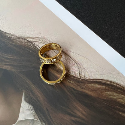 Gold Diamant Liebesring
