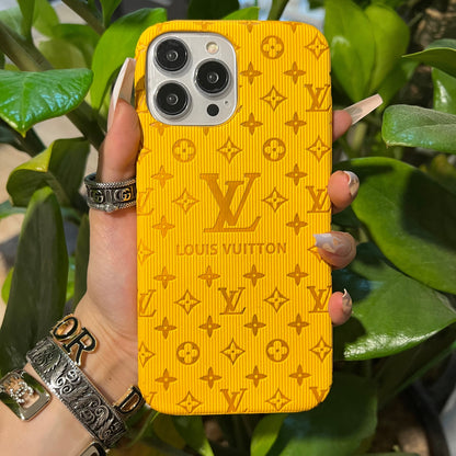 Coque de téléphone Colorful Love (Jaune)