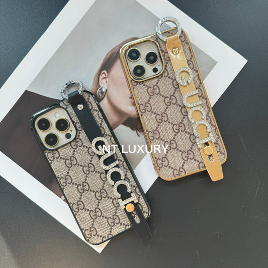 Étui de téléphone à paillettes pour ceinture