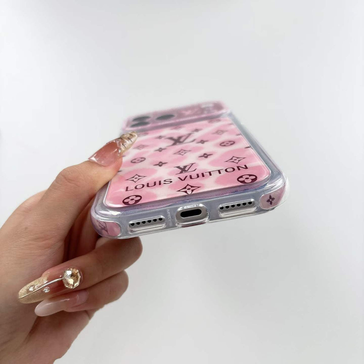 Pink Love Dots Design Fancy Phone Case