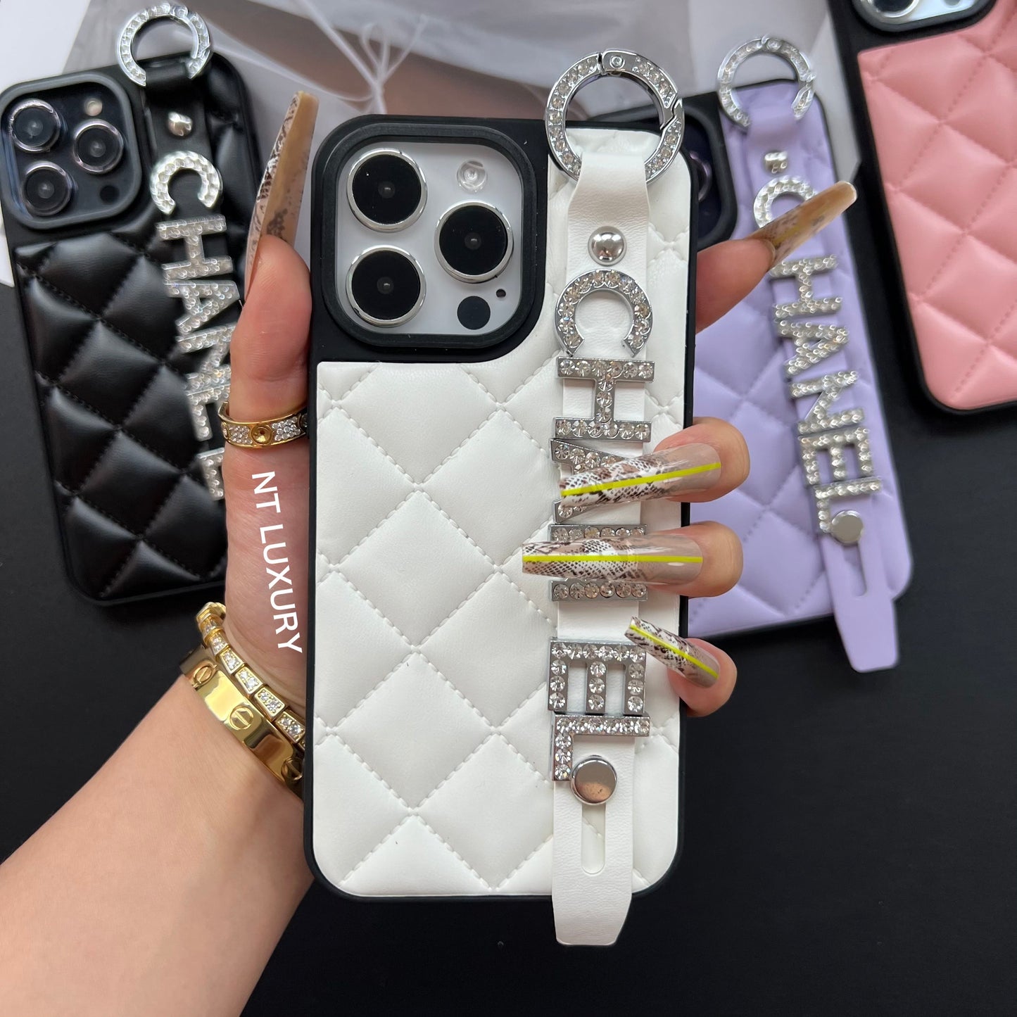 Coque Samsung Bande pailletée à la taille
