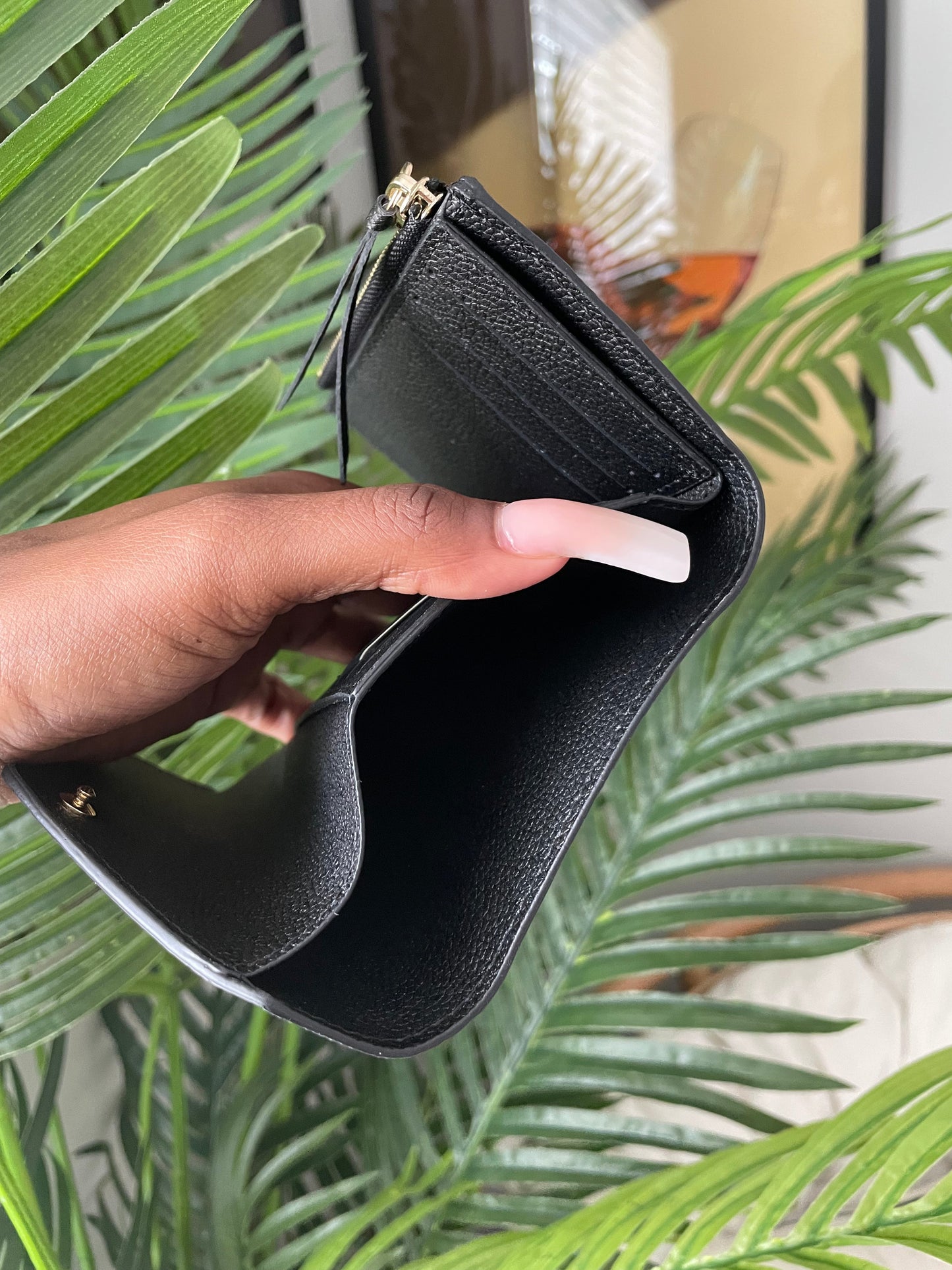 Black Logo Wallet *comes with box*
